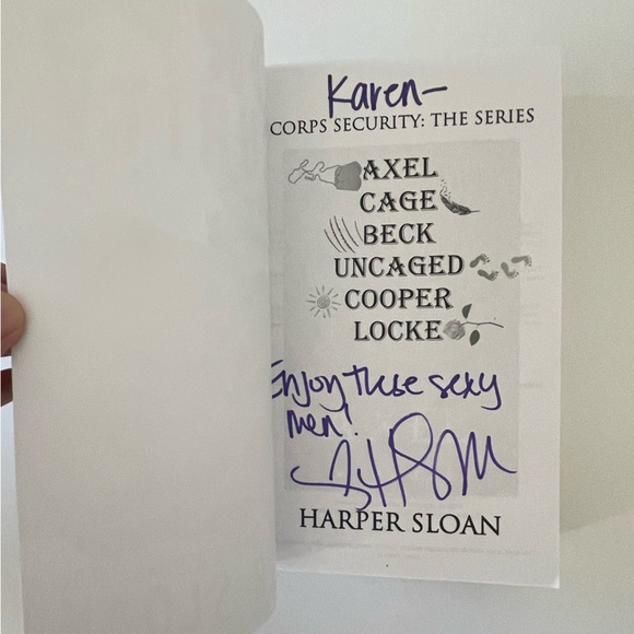 Book collector - Corps Security the complete series signed by Harper Sloane - Picture 4 of 4